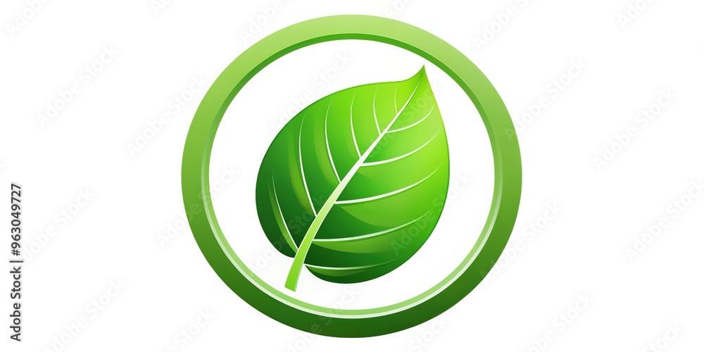 A stylized, vibrant green leaf incorporated into a modern, circular logo with clean lines and bold typography, conveying nature, growth, and eco-friendliness. A stylized, vibrant green leaf incorporated into a modern, circular logo with clean lines and bold typography, conveying nature, growth, and eco-friendliness.