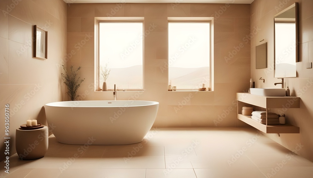 Photo interior modern design room 3d illustration