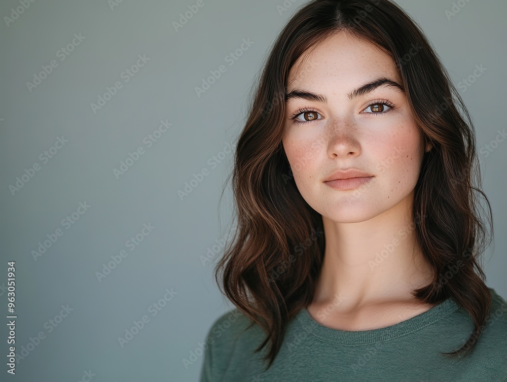 Ethereal beauty of a young multicultural woman with Nakota and Italian heritage, embodying warmth and professionalism in a cinematic headshot. Ethereal beauty of a young multicultural woman with Nakota and Italian heritage, embodying warmth and professionalism in a cinematic headshot.