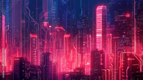 Neon Cityscape