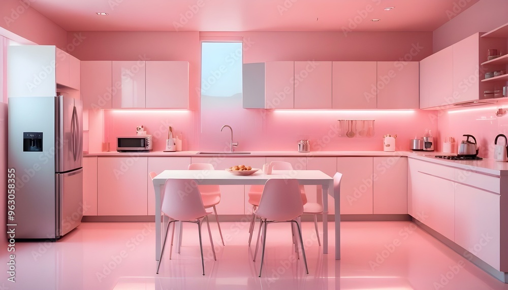 Fototapeta premium Photo interior modern design room 3d illustration