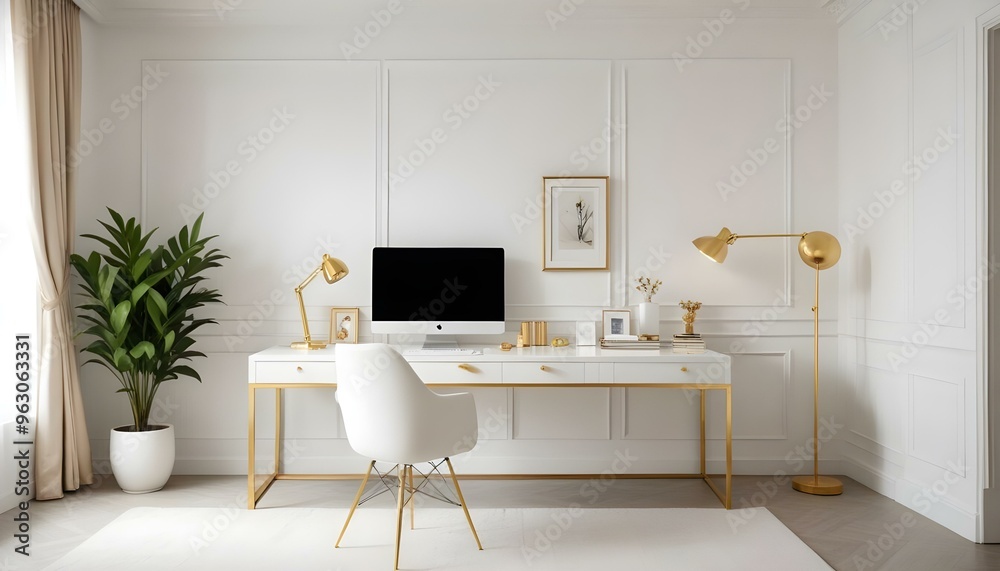Photo interior modern design room 3d illustration Photo interior modern design room 3d illustration
