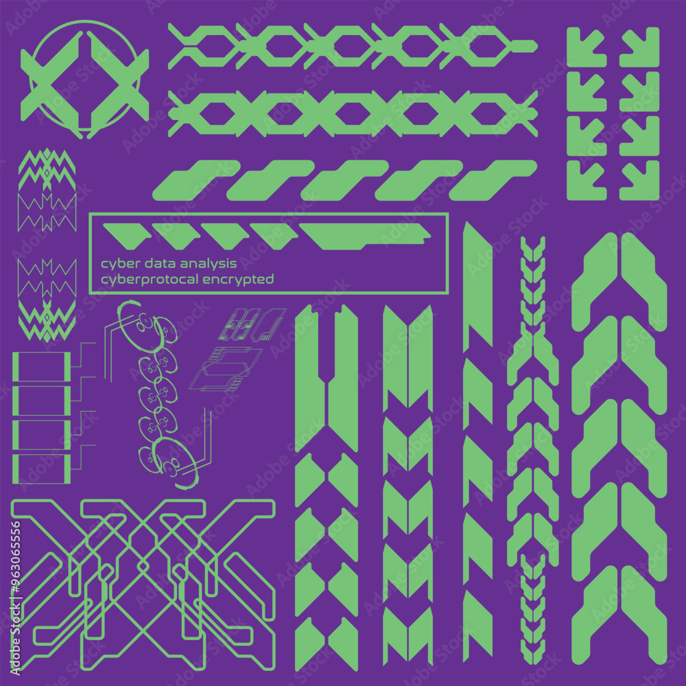 cyberpunk y2k 2000s gaming futuristic icon pattern set collection template hud for branding fashion t-shirt decoration decals, 2d illustration rendering vector cyberpunk y2k 2000s gaming futuristic icon pattern set collection template hud for branding fashion t-shirt decoration decals, 2d illustration rendering vector