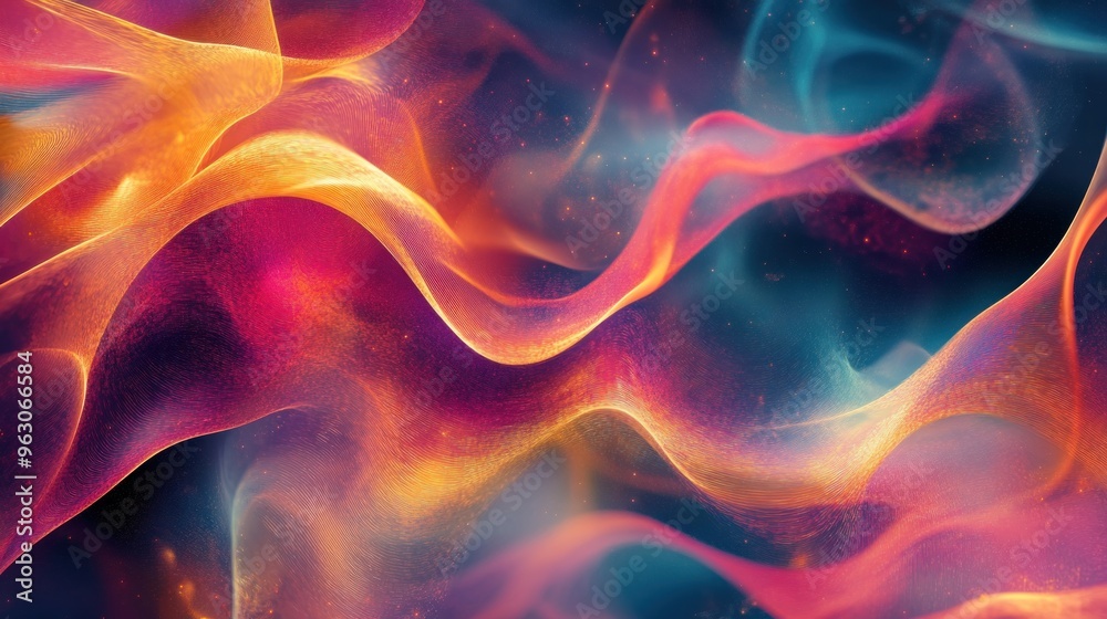 Fototapeta premium Abstract Waves of Color