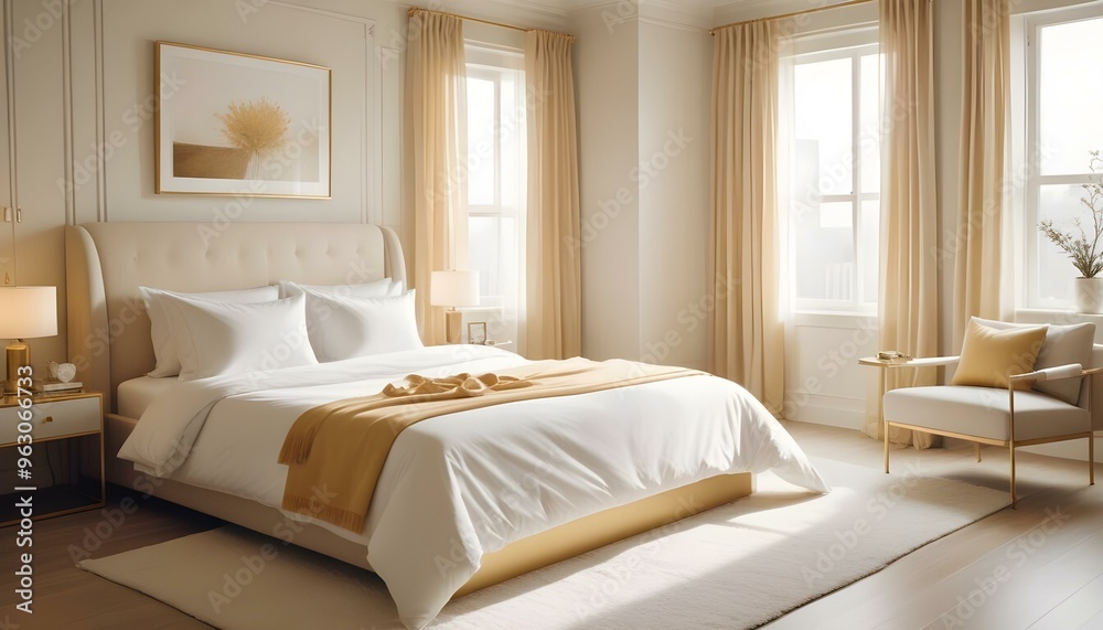 custom made wallpaper toronto digitalPhoto interior modern design room 3d illustration