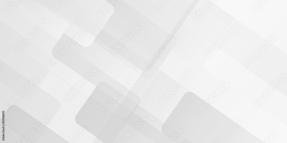 White square technology polygon minimal overlapping layer banner background. Abstract geometric minimal vector banner background transparent futuristic element concept. White square technology polygon minimal overlapping layer banner background. Abstract geometric minimal vector banner background transparent futuristic element concept.