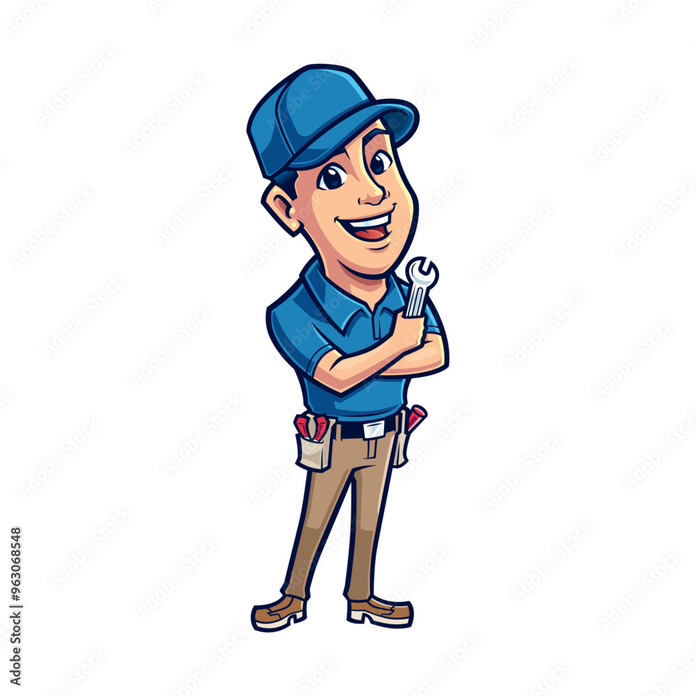 Handyman Mascot Handyman Mascot