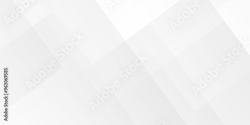 Vector paper wave technology smooth carve blank white gradient abstract diamond triangle line overlapping texture background. geometric white empty square creative diamond concept wall web design.