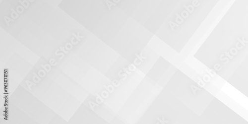 Vector paper wave technology smooth carve blank white gradient abstract diamond triangle line overlapping texture background. geometric white empty square creative diamond concept wall web design.