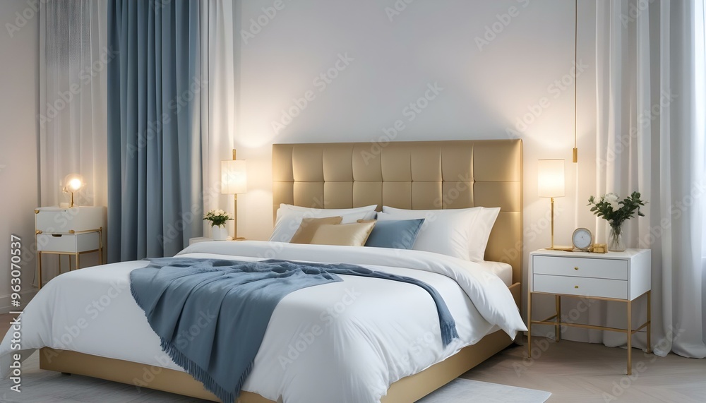 Photo interior modern design room 3d illustration Photo interior modern design room 3d illustration