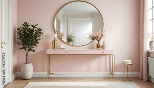 Photo interior modern design room 3d illustration