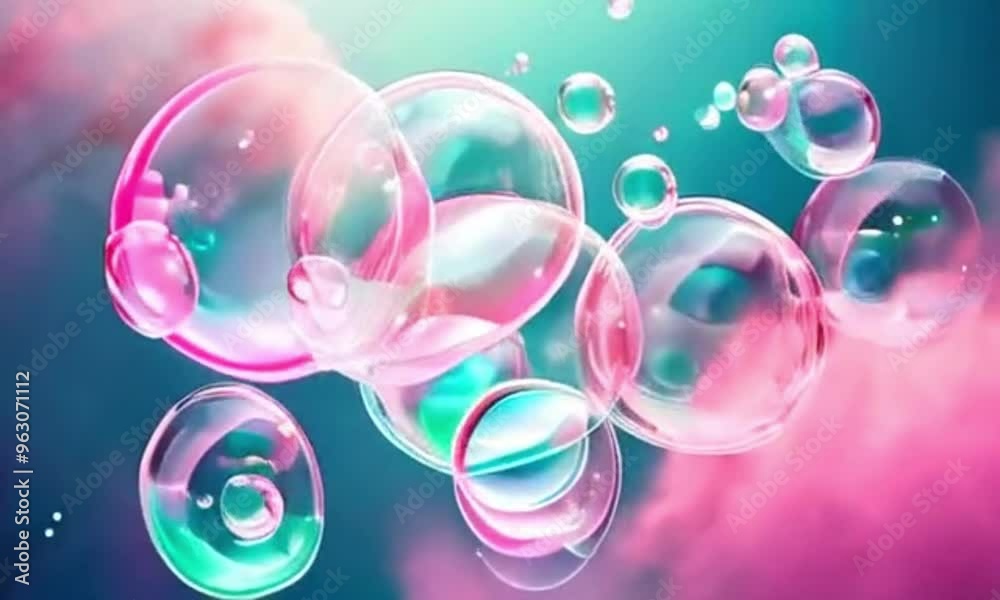 soap bubbles background