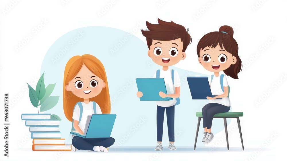 Engaging Modern Virtual Classroom: Students in Video Conference for Digital Learning Engaging Modern Virtual Classroom: Students in Video Conference for Digital Learning