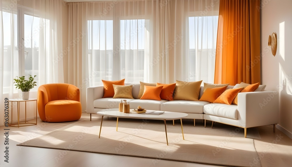 Photo interior modern design room 3d illustration