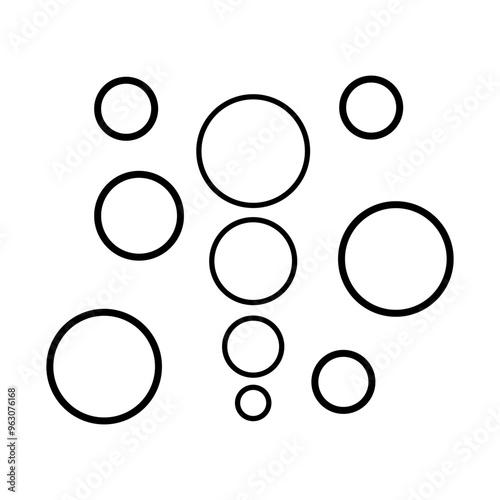 abstract background with circles