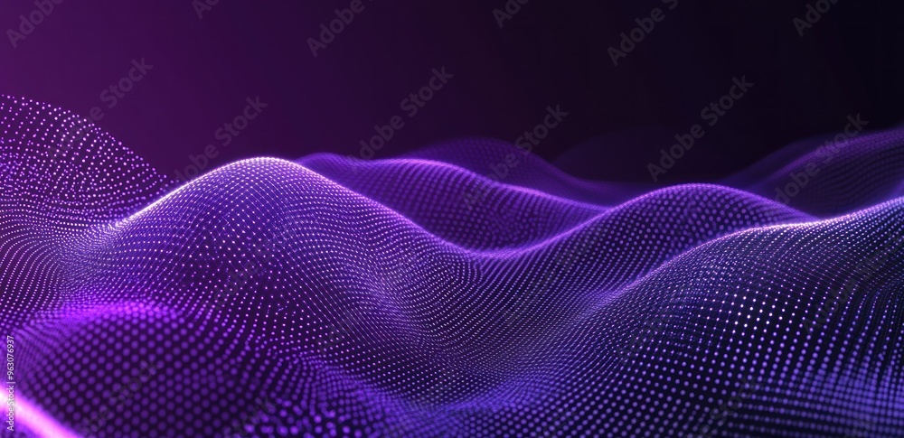 Abstract Purple Digital Wave Abstract Purple Digital Wave