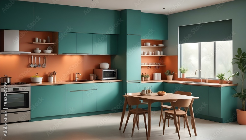 Photo interior modern design room 3d illustration Photo interior modern design room 3d illustration