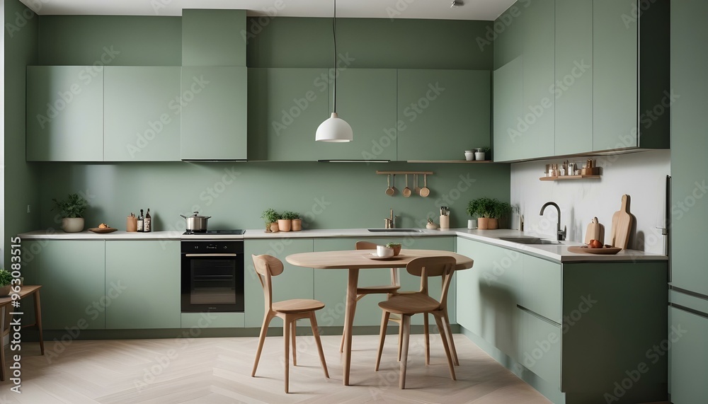 Fototapeta premium Photo interior modern design room 3d illustration