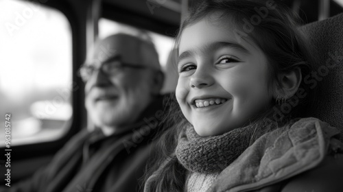 Candid Moment on Public Transportation