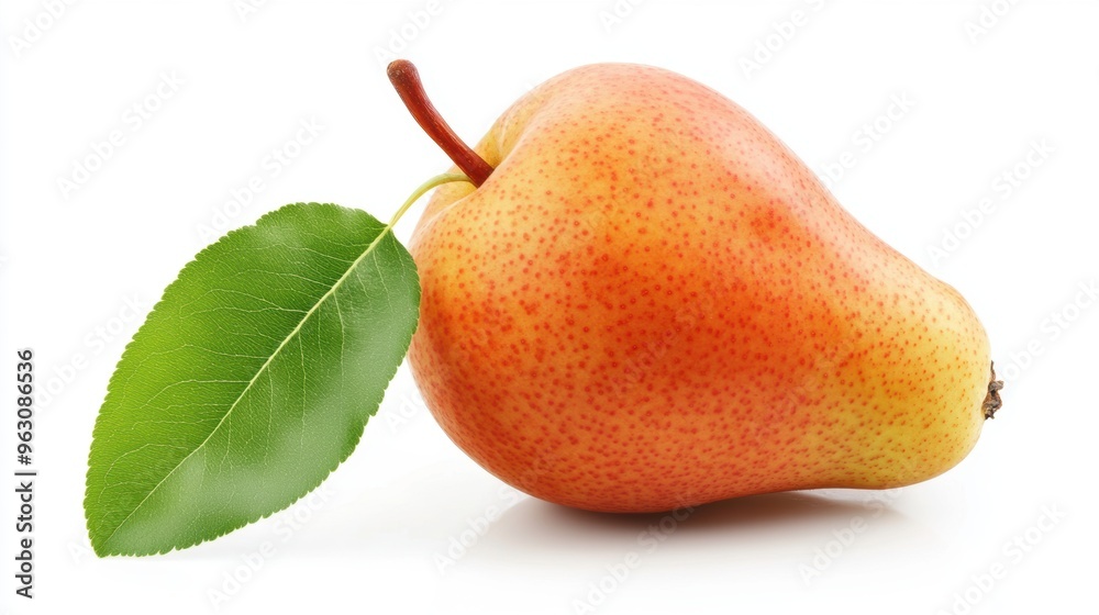 Fresh pear fruit isolated over white background Fresh pear fruit isolated over white background