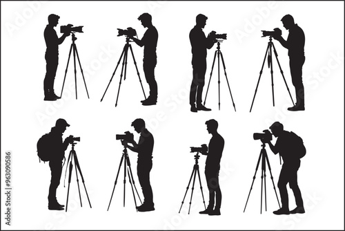 Camera man Cameraman silhouette Photographer,
Camera silhouette Vector art,
Film crew,
Camera operator,
Cameraman vector,
Photography silhouette,
Camera person,
Vector cameraman,
Film industry,
Cam