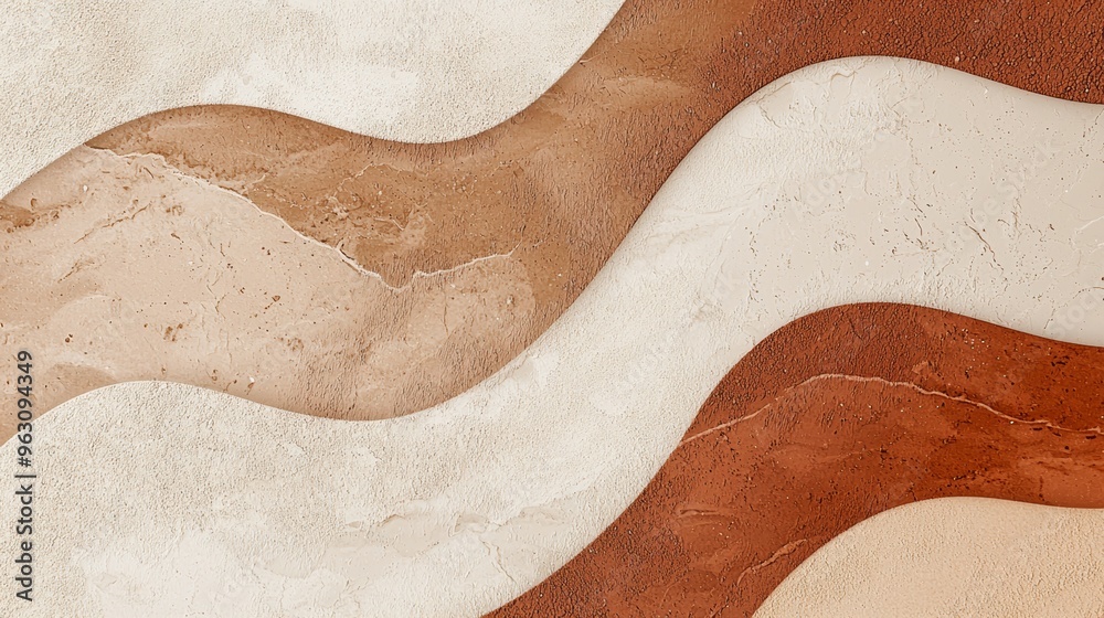 Abstract background featuring smooth, flowing lines and a harmonious blend of warm, earthy tones, creating a sense of elegance and sophistication Abstract background featuring smooth, flowing lines and a harmonious blend of warm, earthy tones, creating a sense of elegance and sophistication