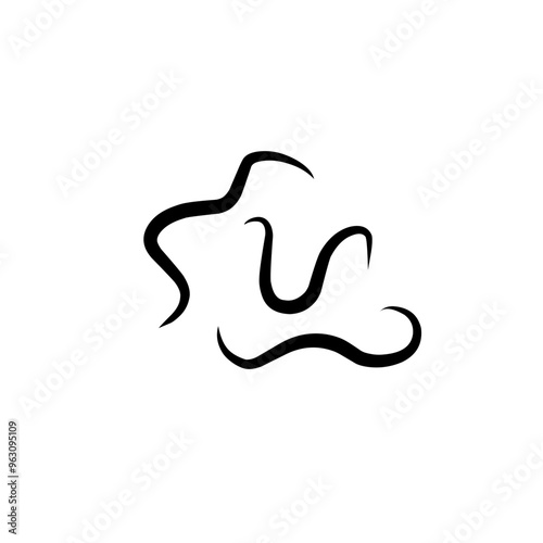 intestinal parasitic worm icon