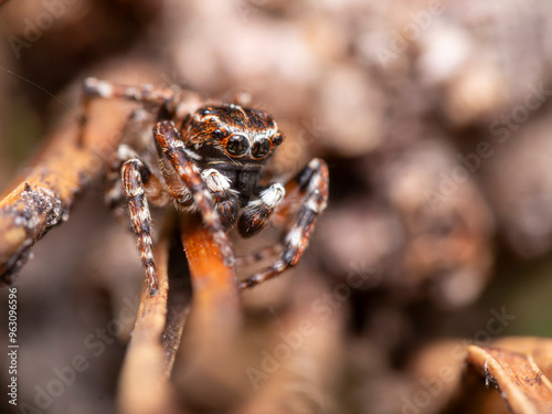 Jumping spider macro close up 