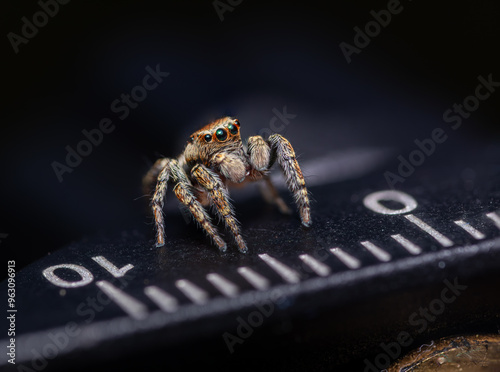 Jumping spider macro close up 