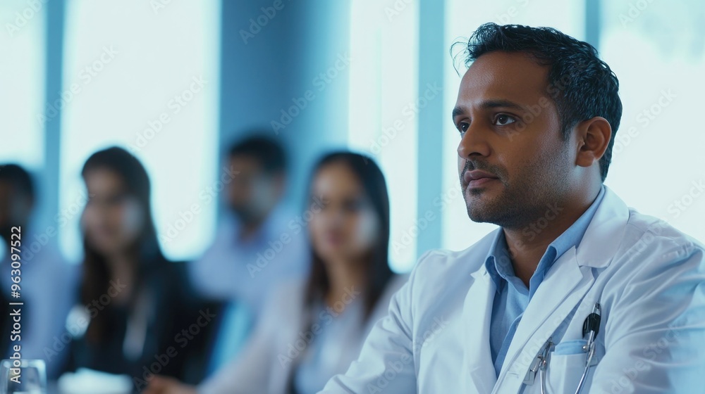 Professional Conference Doctor in Waiting Room Professional Conference Doctor in Waiting Room