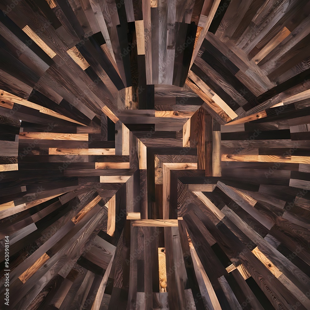 Top view of dark wooden planks Top view of dark wooden planks
