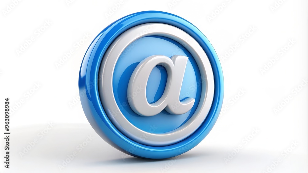 The iconic blue and white checkmark, often used as a symbol for electronic communication, represents the digital world The iconic blue and white checkmark, often used as a symbol for electronic communication, represents the digital world