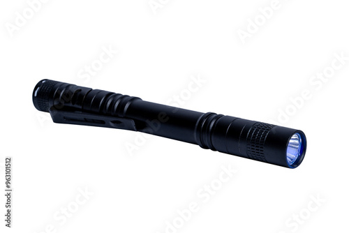 Black Aluminum UV Flashlight Waterproof Pen Type