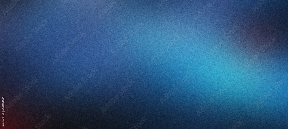 Fototapeta premium Cool blue and purple gradient background featuring a fine noise texture. Ideal for banners or backdrops, offering a modern and abstract design for various creative uses.