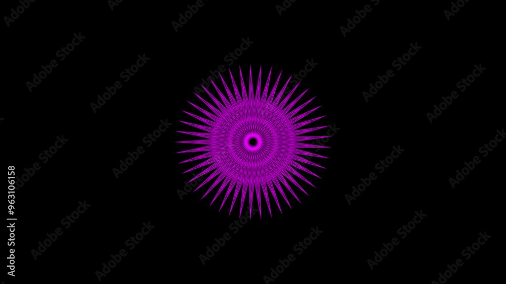 star radio waves animation. Radio wave effect. radio, radar icon on black background. star radio waves animation. Radio wave effect. radio, radar icon on black background.