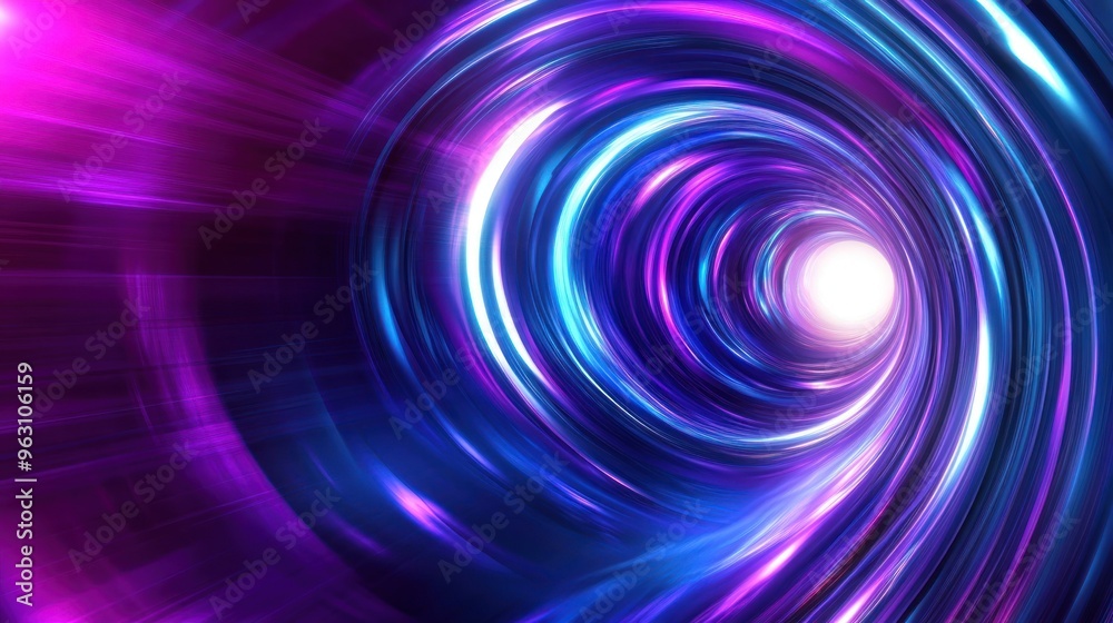Abstract Spiral of Light Abstract Spiral of Light