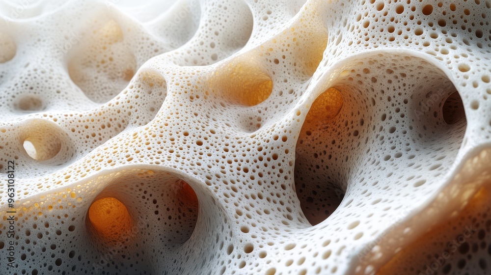 Intricate Textures of Natural Forms in Soft Hues