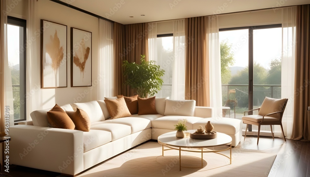 Photo interior modern design room 3d illustration Photo interior modern design room 3d illustration