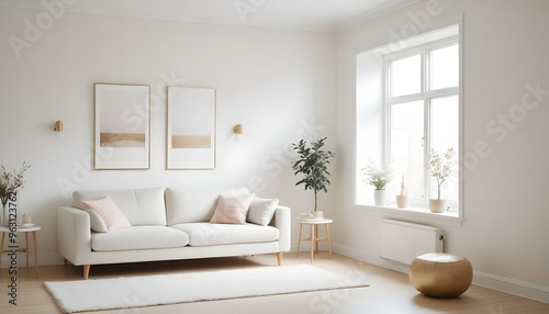 Wallpaper Mural Photo interior modern design room 3d illustration Torontodigital.ca