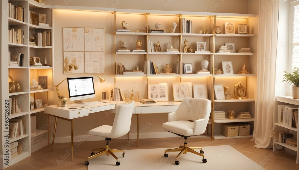 Photo interior modern design room 3d illustration Photo interior modern design room 3d illustration
