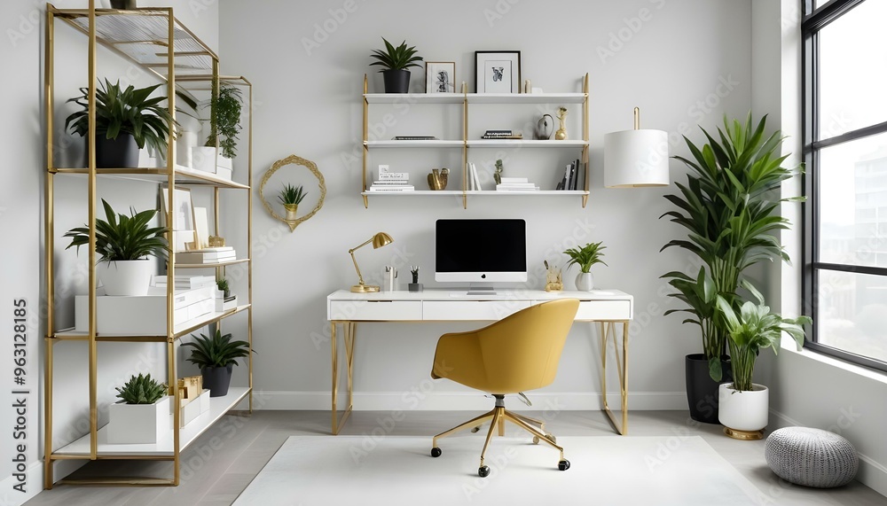 Photo interior modern design room 3d illustration Photo interior modern design room 3d illustration