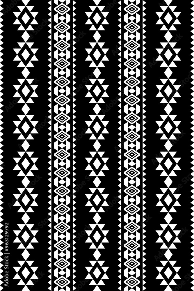 Black and white seamless native pattern american tribal indian ornament pattern geometric ethnic textile texture tribal aztec pattern navajo mexican fabric seamless vector decoration fashion Black and white seamless native pattern american tribal indian ornament pattern geometric ethnic textile texture tribal aztec pattern navajo mexican fabric seamless vector decoration fashion