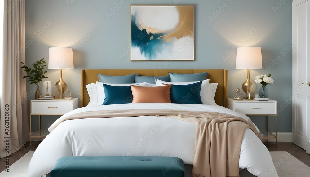 Photo interior modern design room 3d illustration Photo interior modern design room 3d illustration