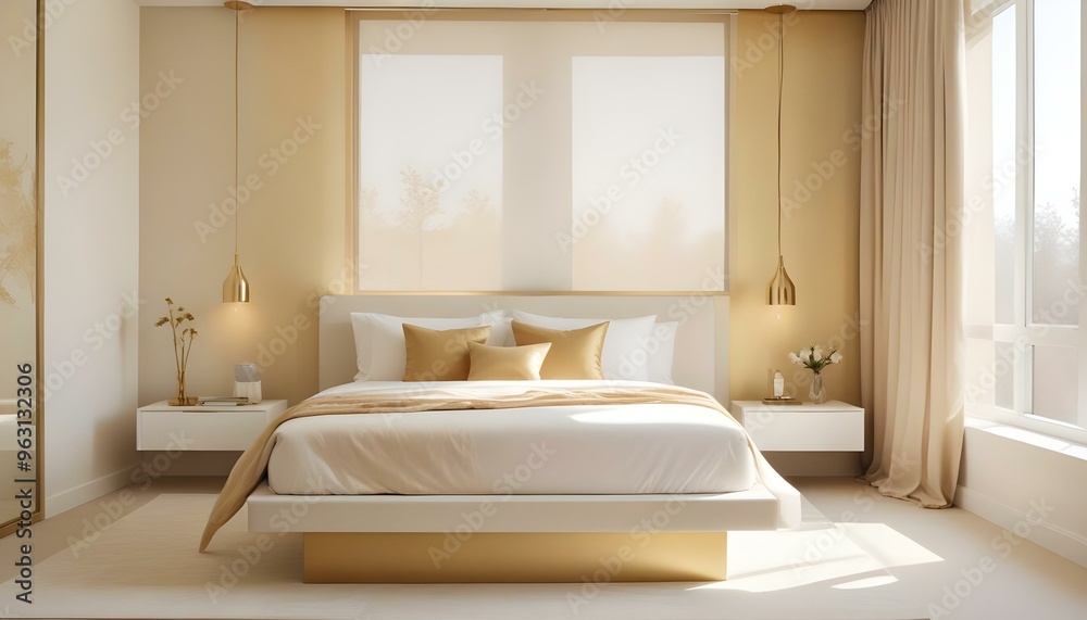 Photo interior modern design room 3d illustration Photo interior modern design room 3d illustration