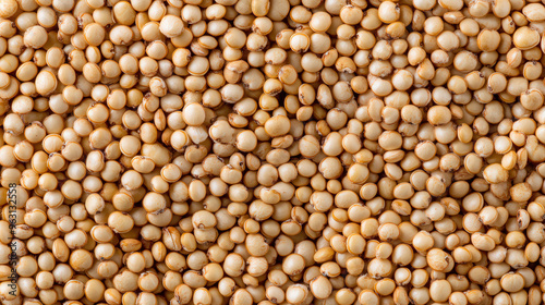 Quinoa grain pattern background, emphasizing its versatility and nutritional value. 