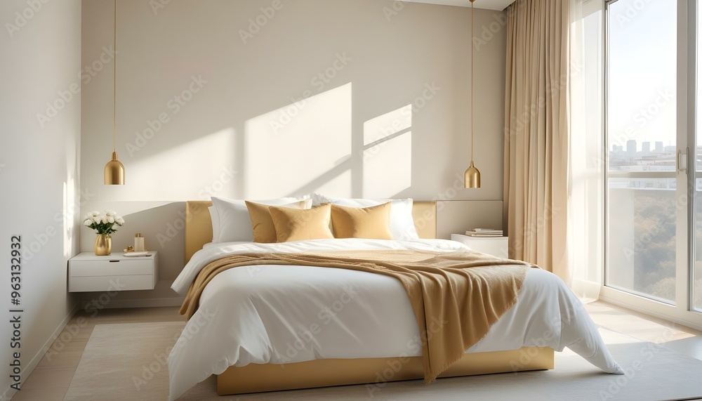 Photo interior modern design room 3d illustration Photo interior modern design room 3d illustration