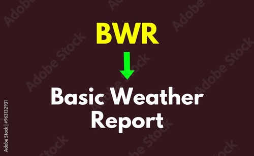 BWR Meaning, Basic Weather Report photo