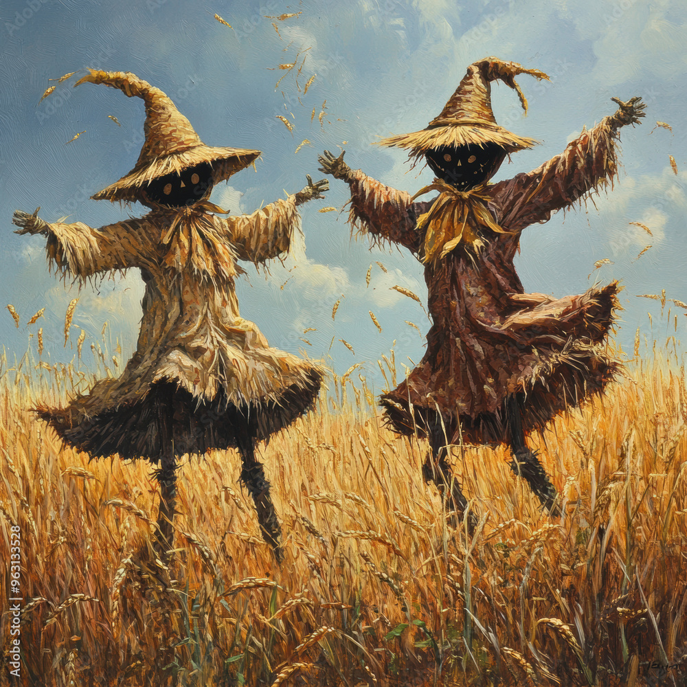 Obraz premium Scarecrow Dance.