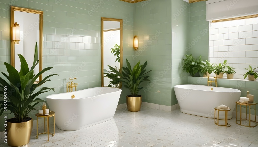 Photo interior modern design room 3d illustration Photo interior modern design room 3d illustration