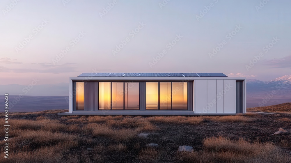 Futuristic clean energy power plant Futuristic clean energy power plant